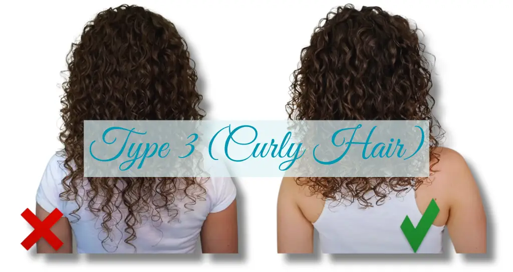 Type 3 curly hair with springy, well-defined ringlets, showcasing natural bounce and texture